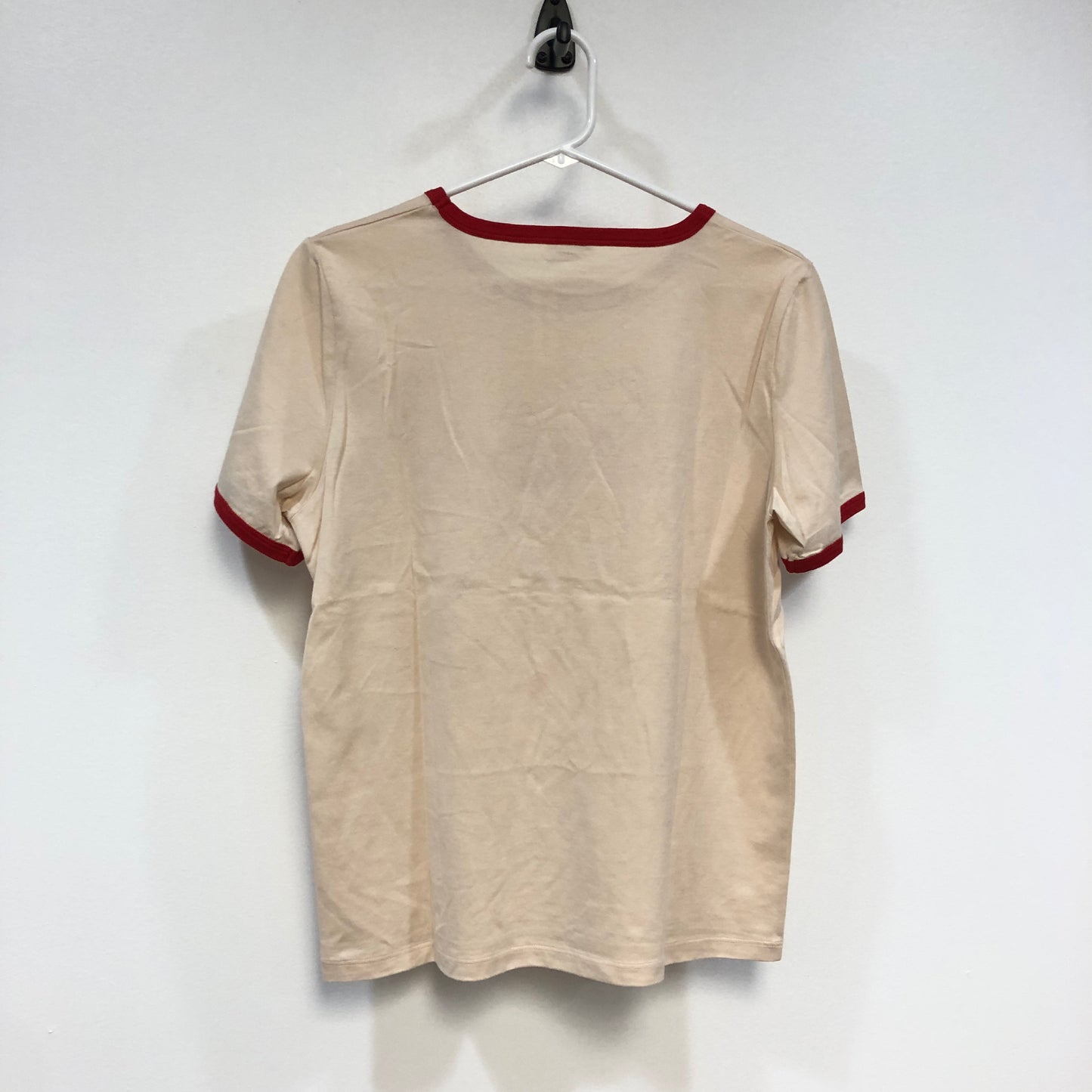 Celine Skin Color Carriage Logo Ringer T-Shirt Size L