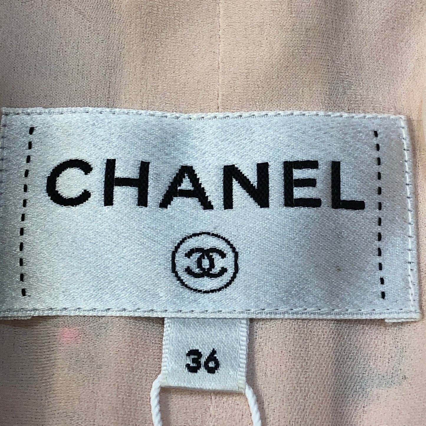 Chanel multi-color plaid size 36