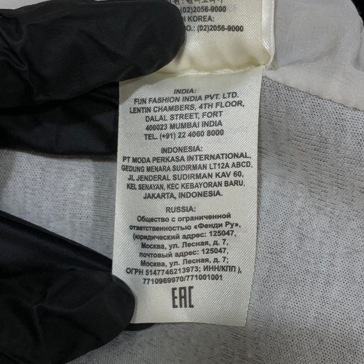 Fendi Black Karl Lagerfeld Graphic Crew Neck Sweatshirt Size 38
