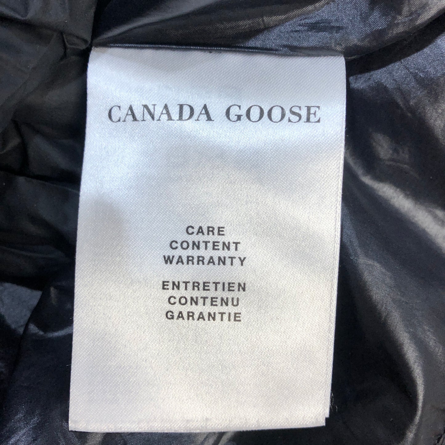 Canada Goose Black Hooded Down Jacket Size 3XL