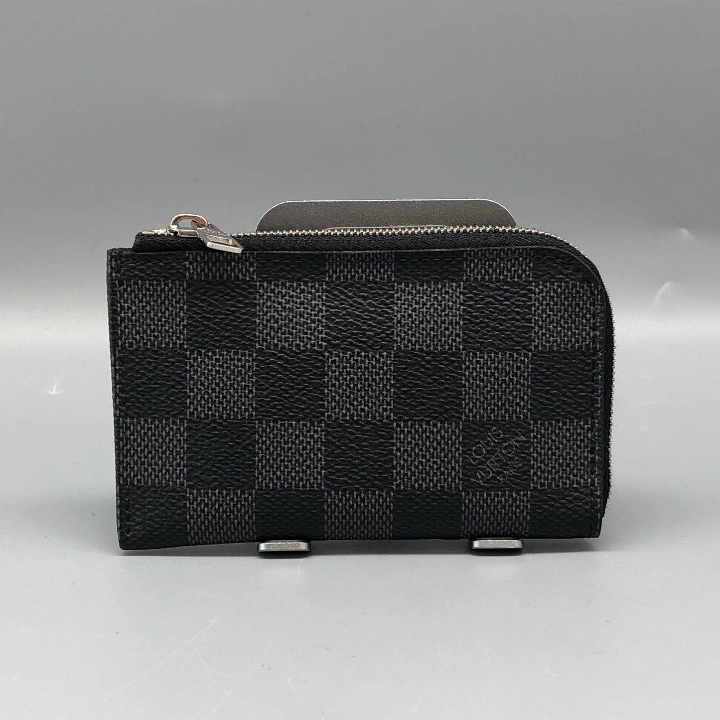 Louis Vuitton Damier Graphite Zipped Wallet Black