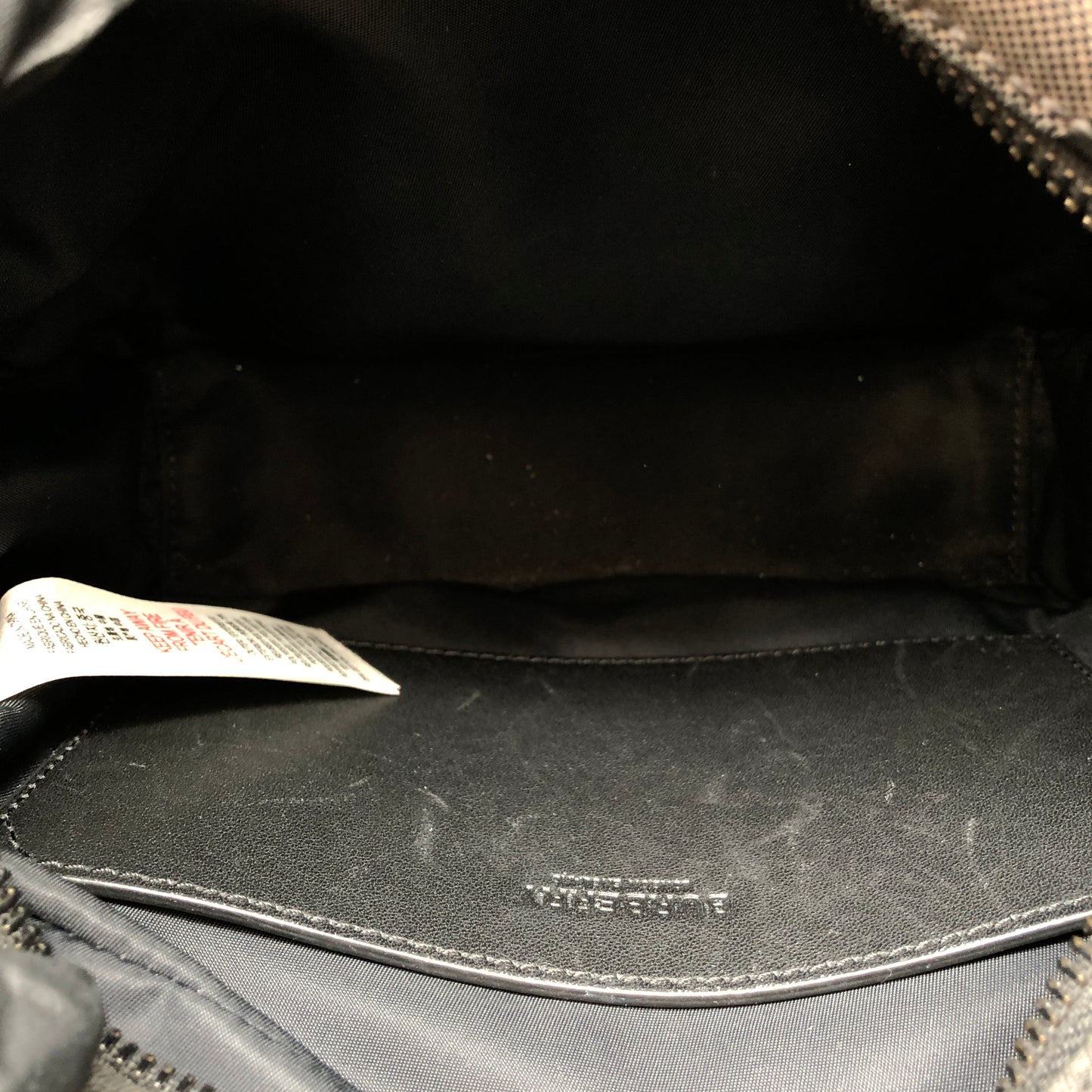 Burberry TB Monogram Canvas Crossbody Camera Bag Black