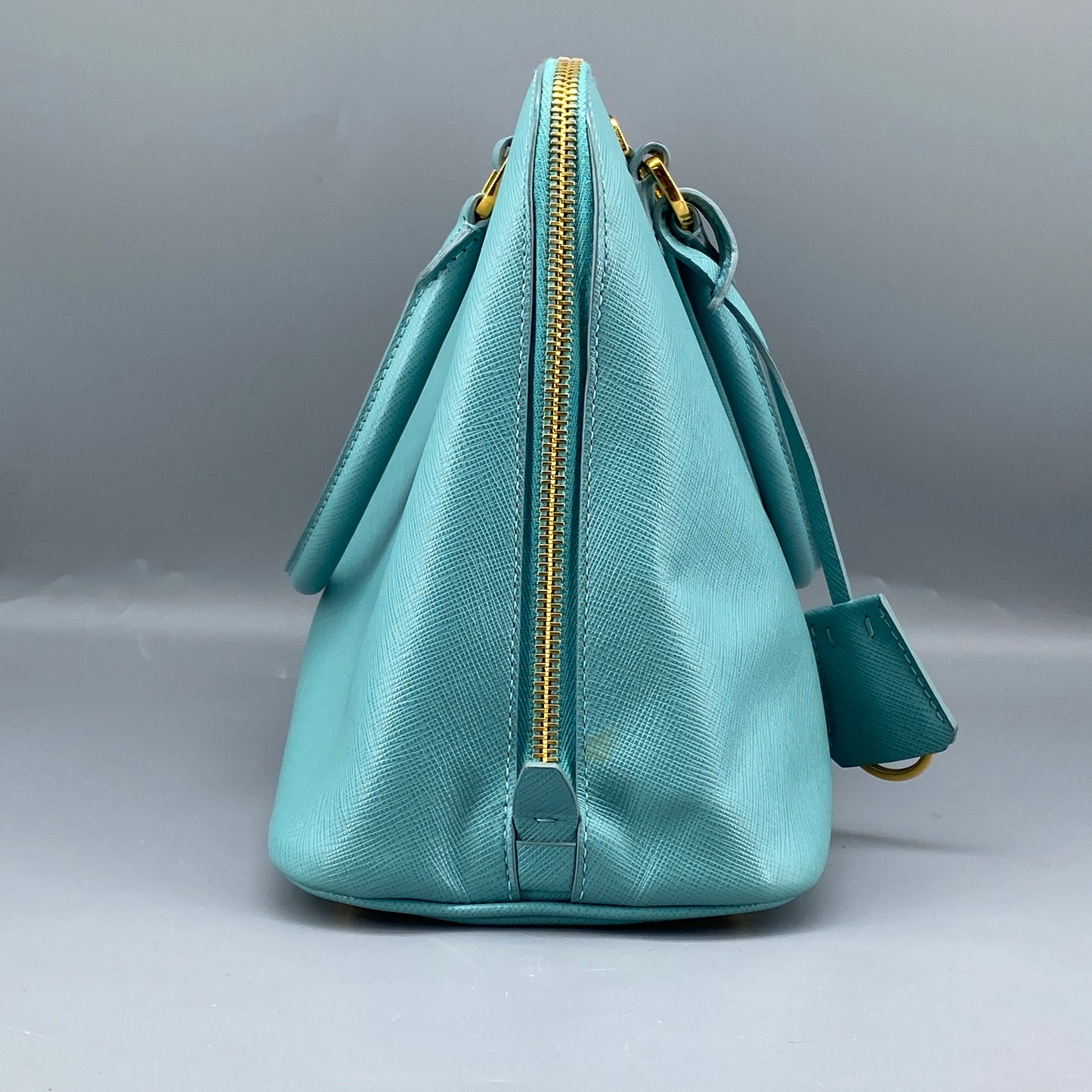 Prada Saffiano Tiffany Blue Promenade Handbag