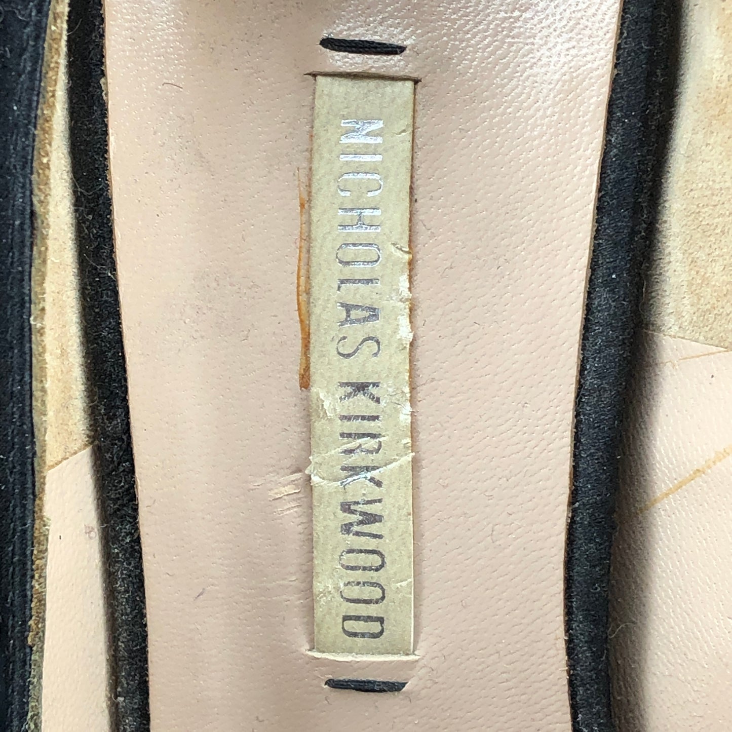 Nicholas Kirkwood Pearl-Embellished Platform Pumps 35 Black