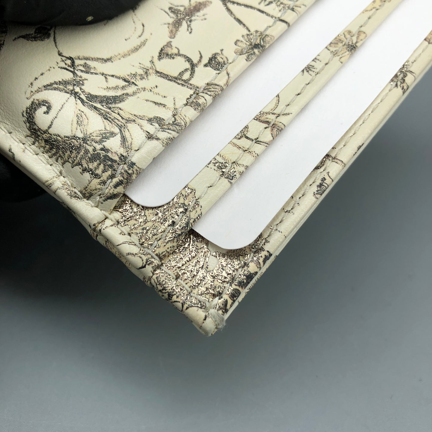 Christian Dior Card Holder Cream Toile de Jouy