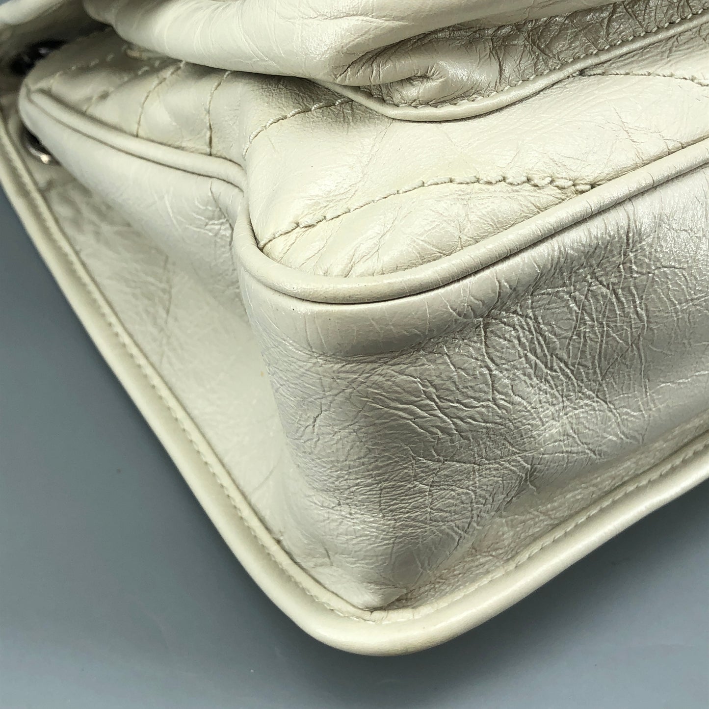 Saint Laurent Niki Medium Shoulder Bag Cream