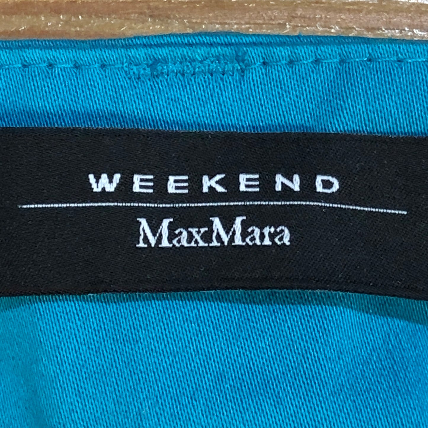 Max Mara Weekend Turquoise Slim‑Leg Trousers US 12