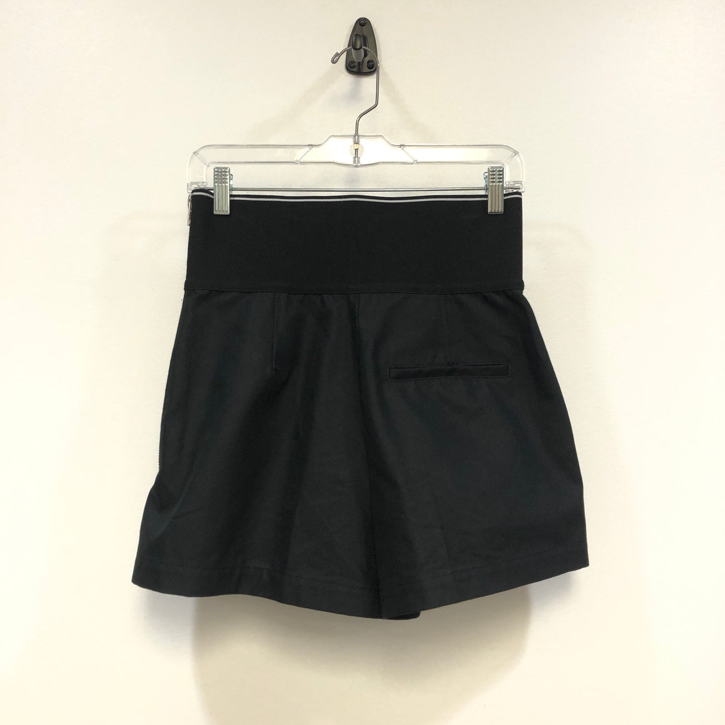 Alexander Wang Logo Waistband Shorts Size 6 Black