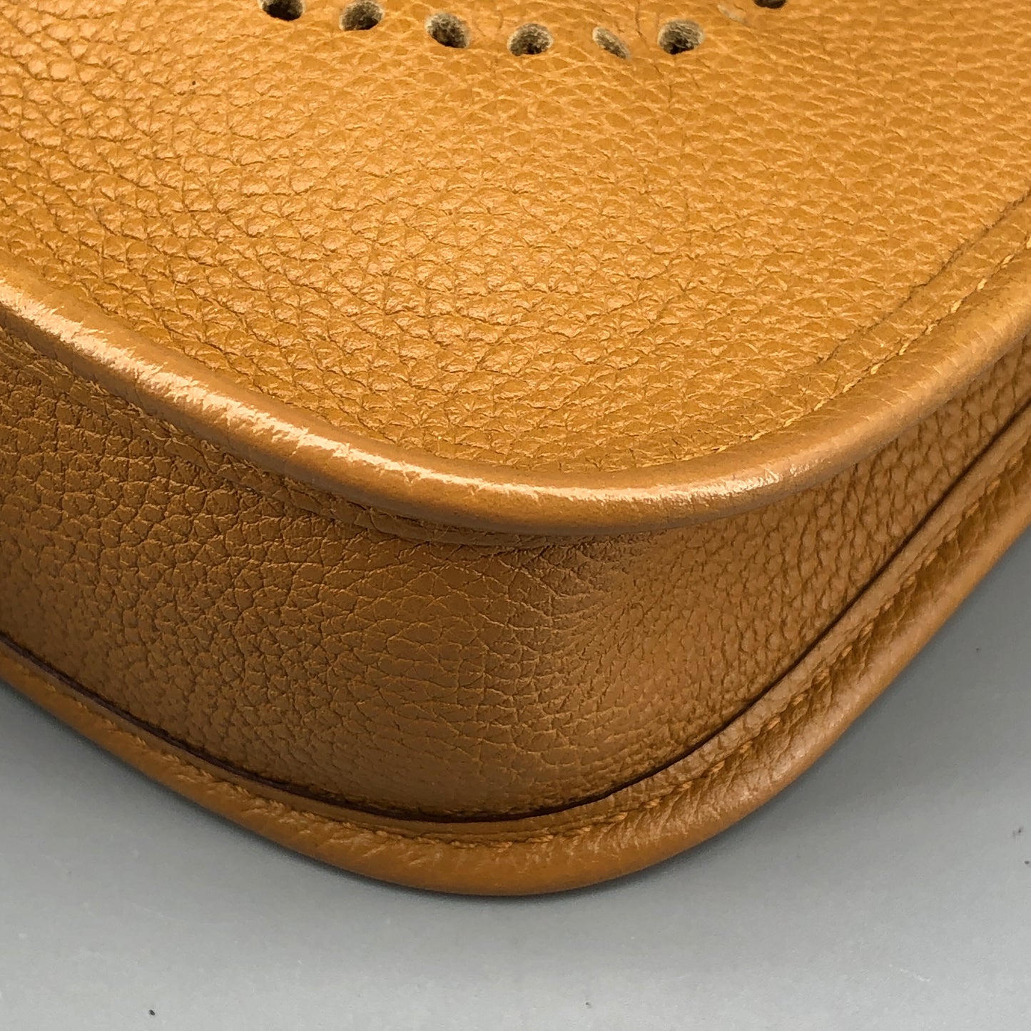 Hermes 2021 Mini Evelyne TPM Crossbody Bag Gold