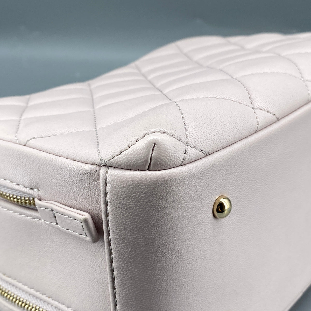 Chanel Lambskin Quilted Trendy CC Bowling Mini Bag blush pink