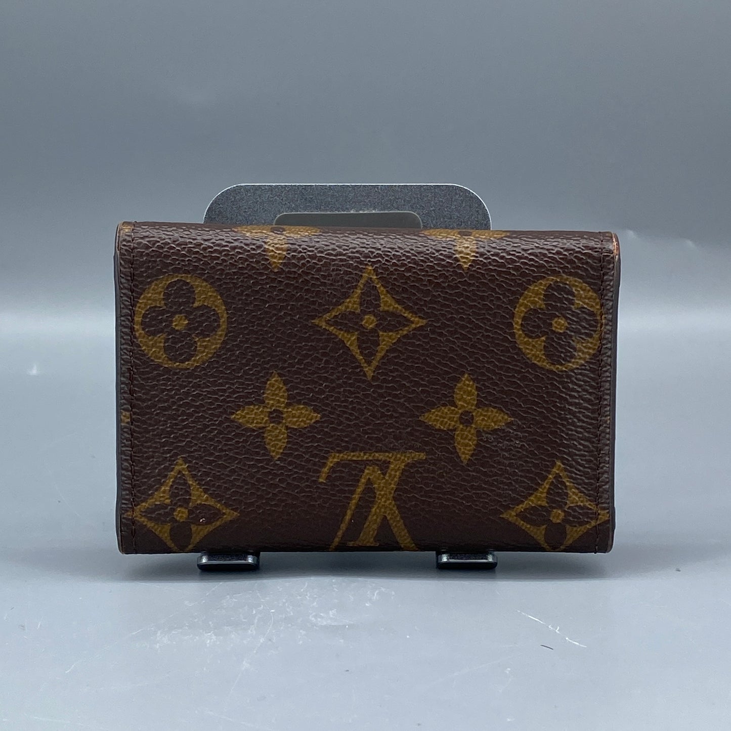 LV Monogram Canvas Red Snap Key Case