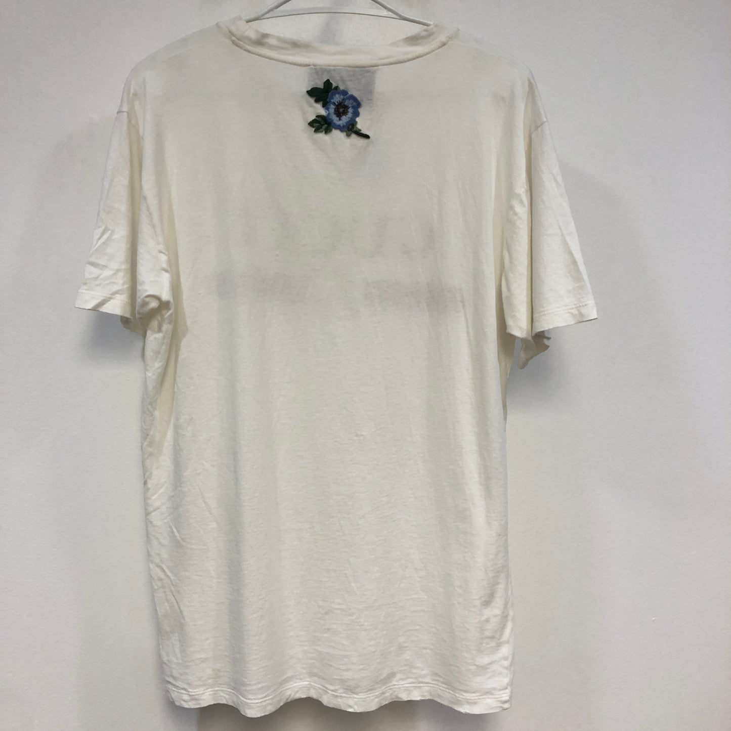Gucci White Web Stripe & Floral Print T-Shirt Size XS