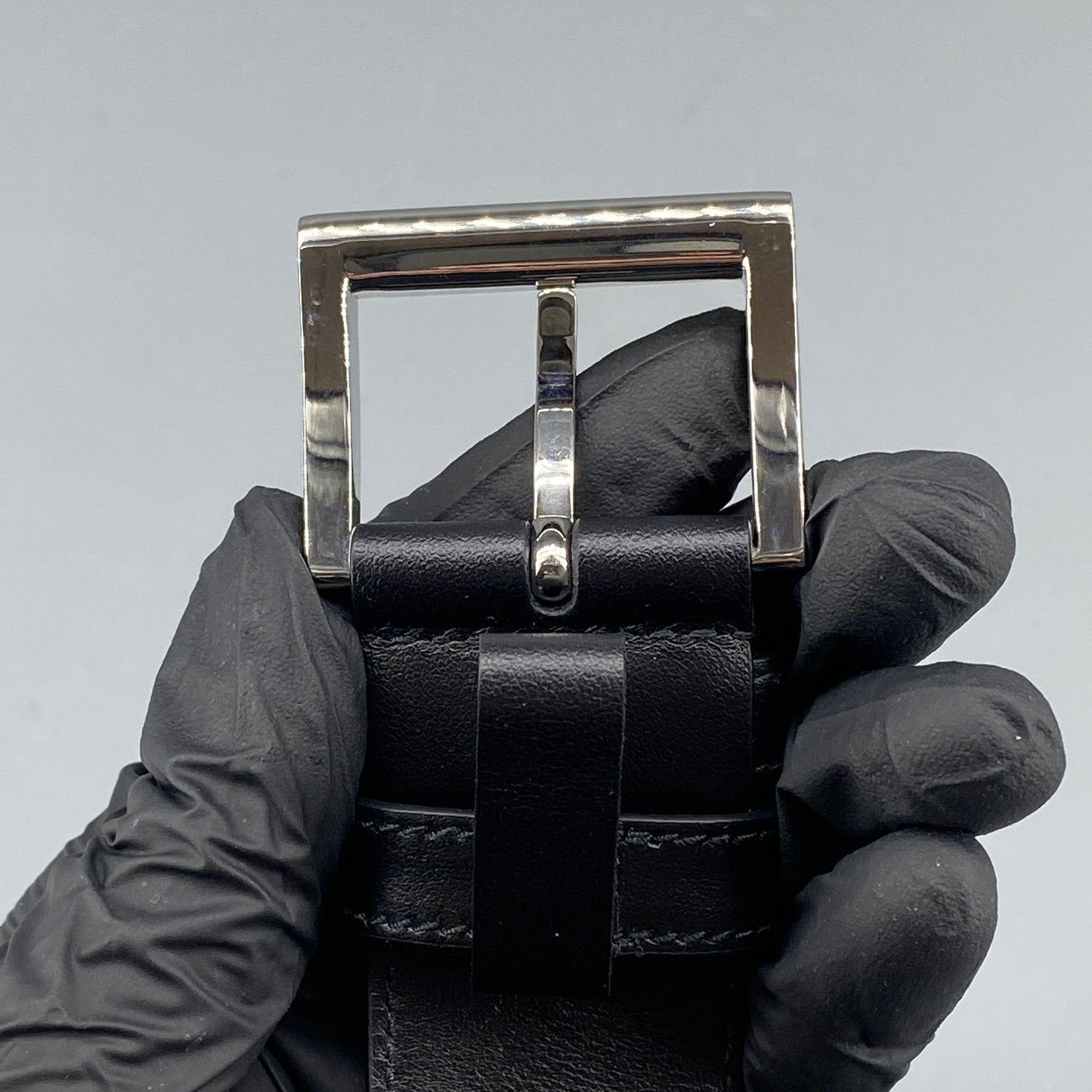 Prada Black Leather Belt 75cm