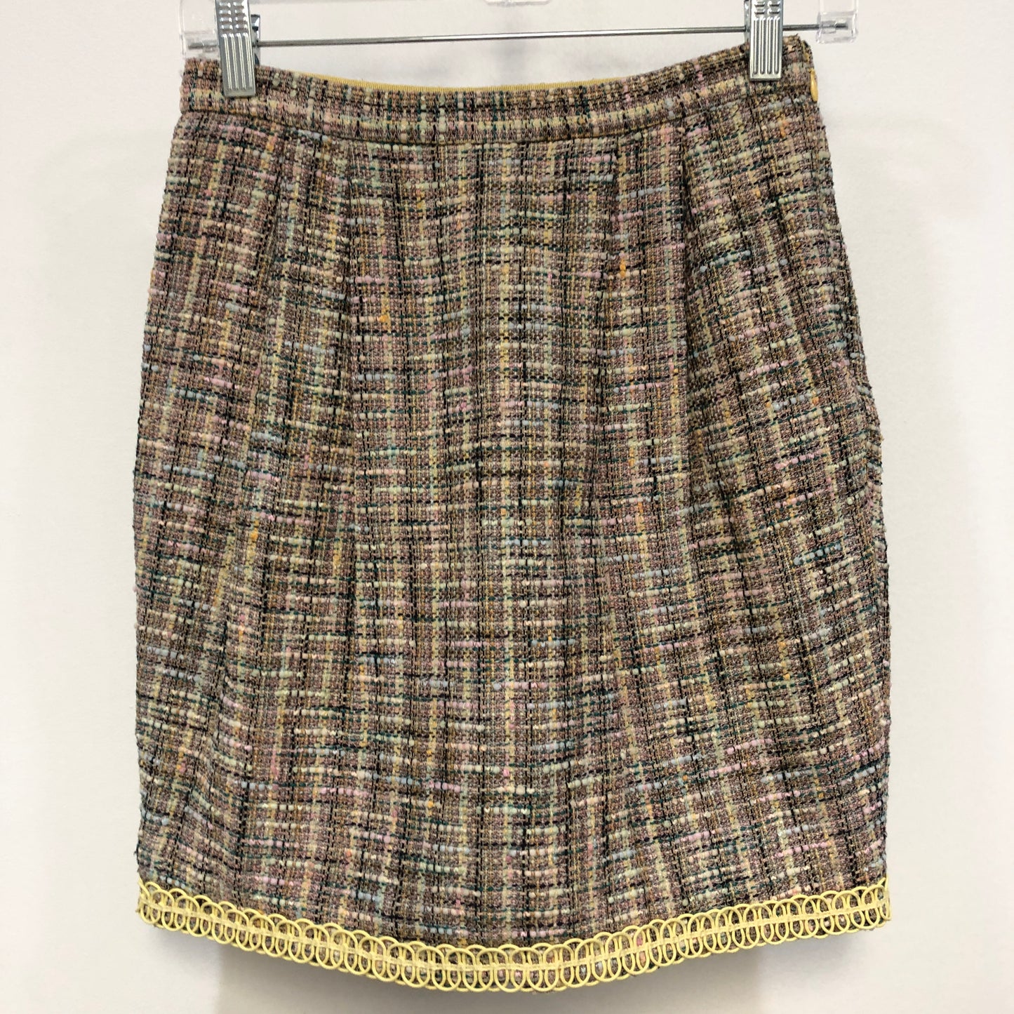 Moschino Multicolor Tweed Mini Skirt Size US 8