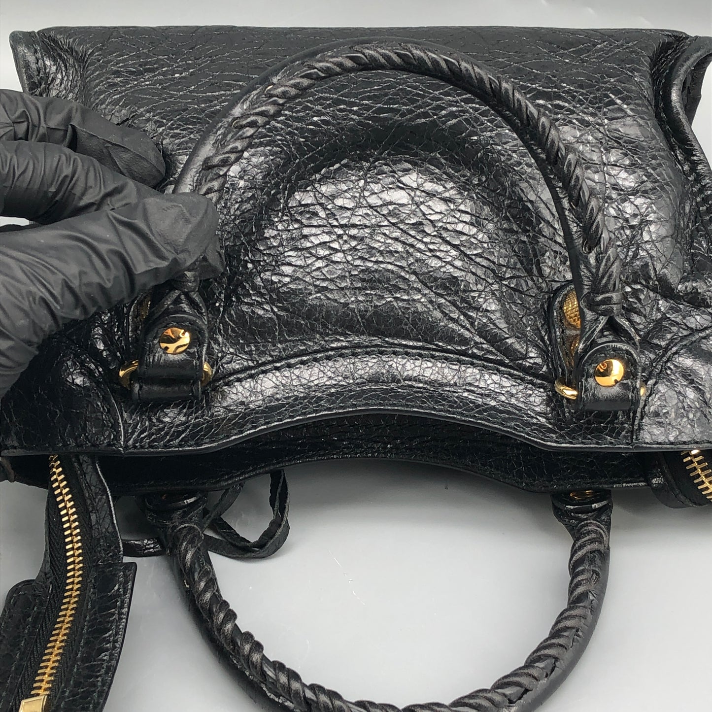 Balenciaga Black  Mini City Handbag Shoulder Bag