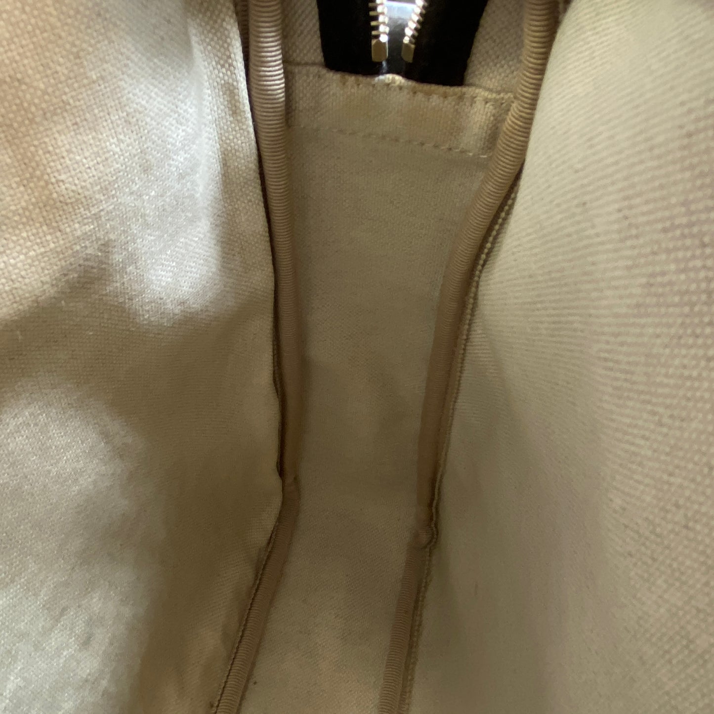Gucci Beige GG Canvas Vertical Messenger Crossbody Bag
