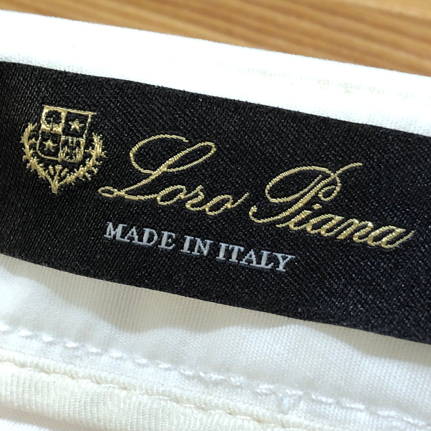 Loro Piana White Casual Trousers Size 44