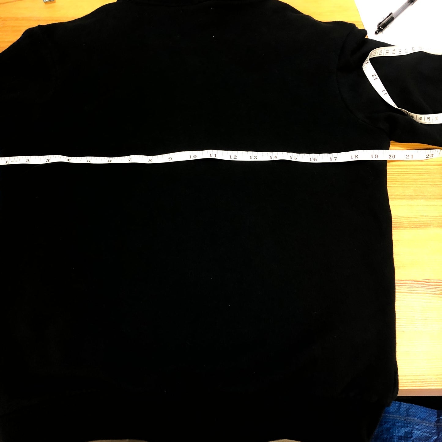 Palm Angels Black Gold Embroidered Full Zip Hoodie Size S