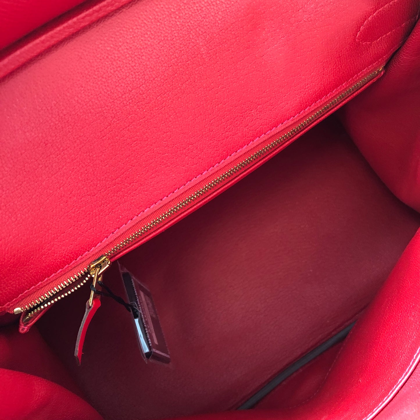Hermes 2015 Birkin 30  Handbag  Red