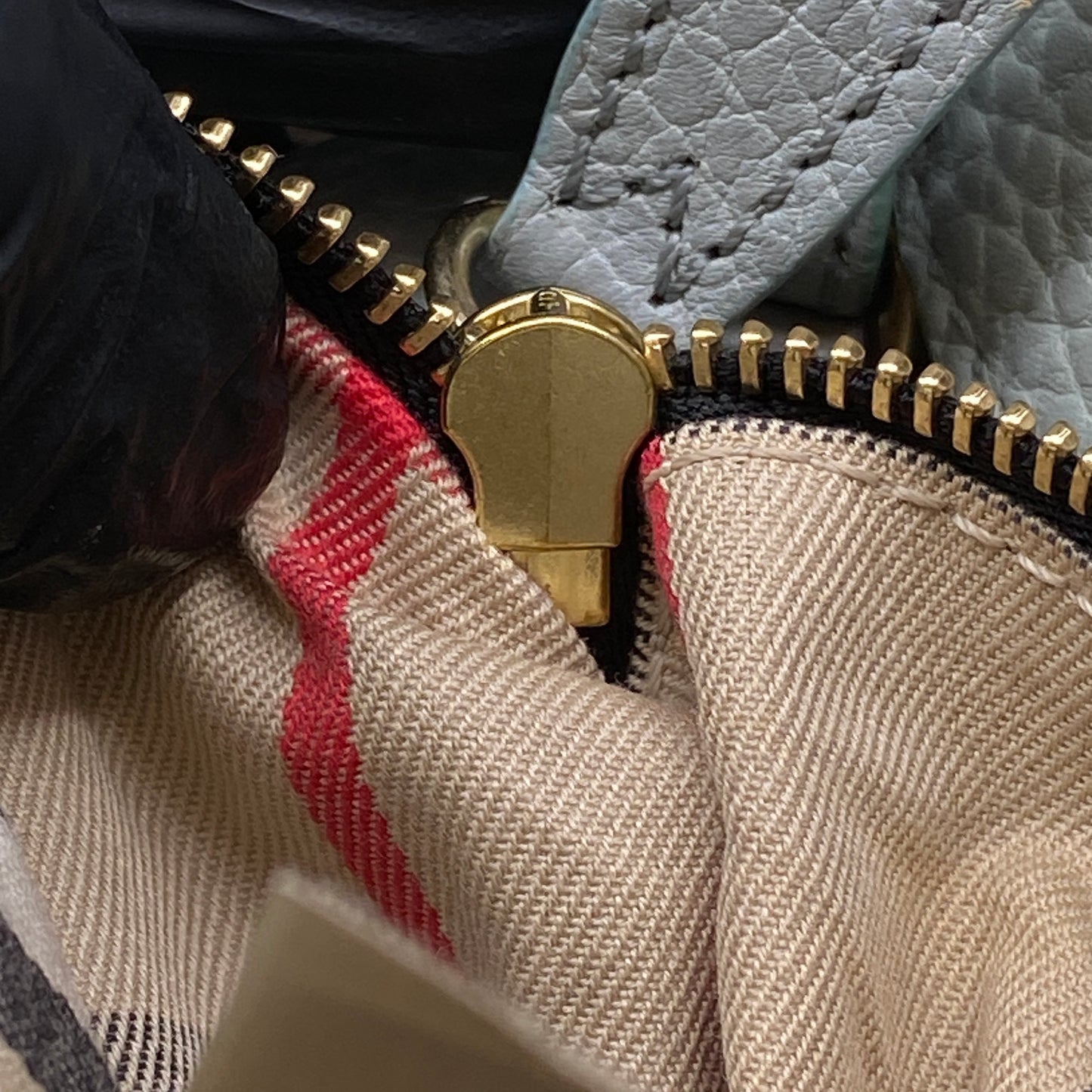 Burberry Mint Green Leather Shoulder Bag