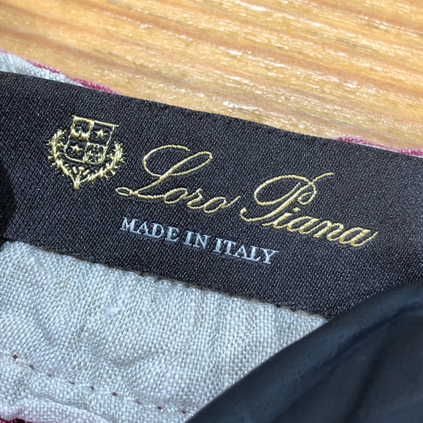Loro Piana Dusty Rose Linen Shorts Size 42