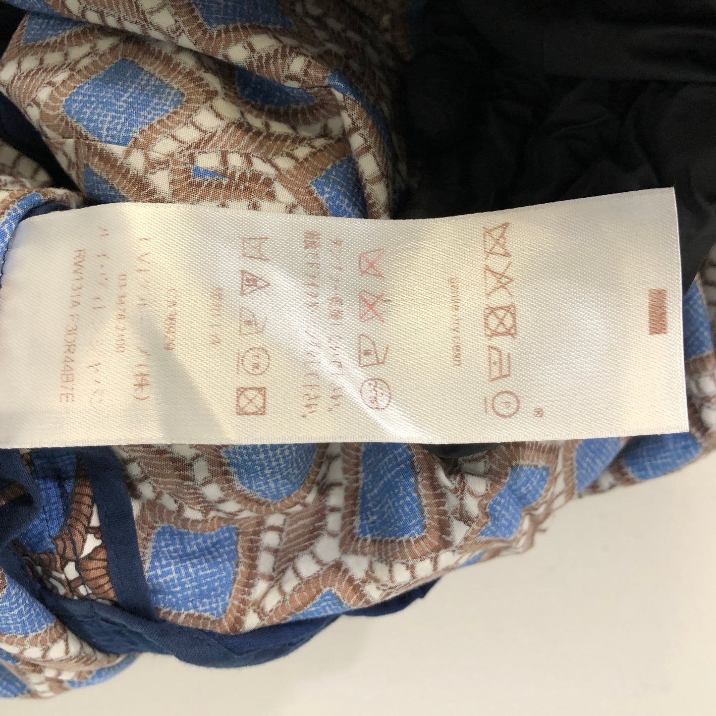 Louis Vuitton Jacquard Midi Dress – Blue (P2P 17 in)
