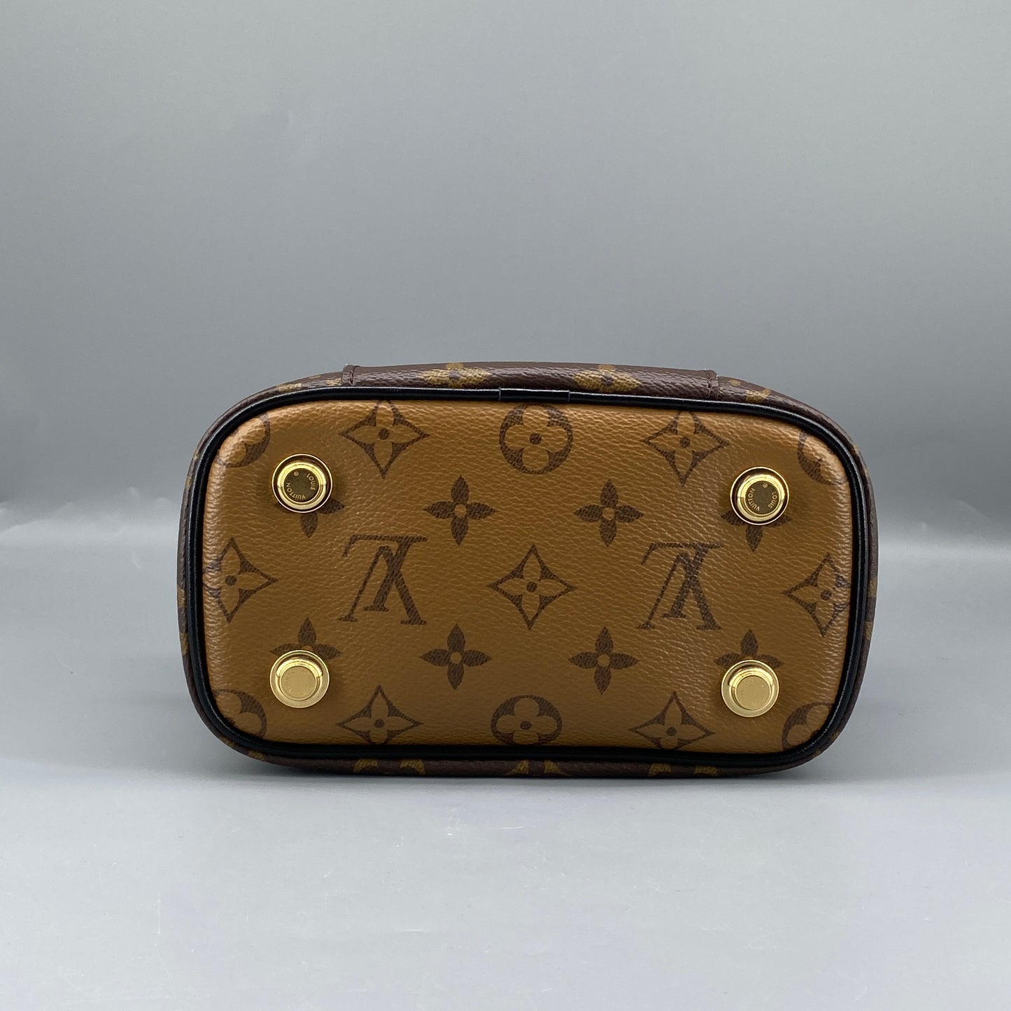 Louis Vuitton Monogram Vanity PM Brown Top Handle Bag