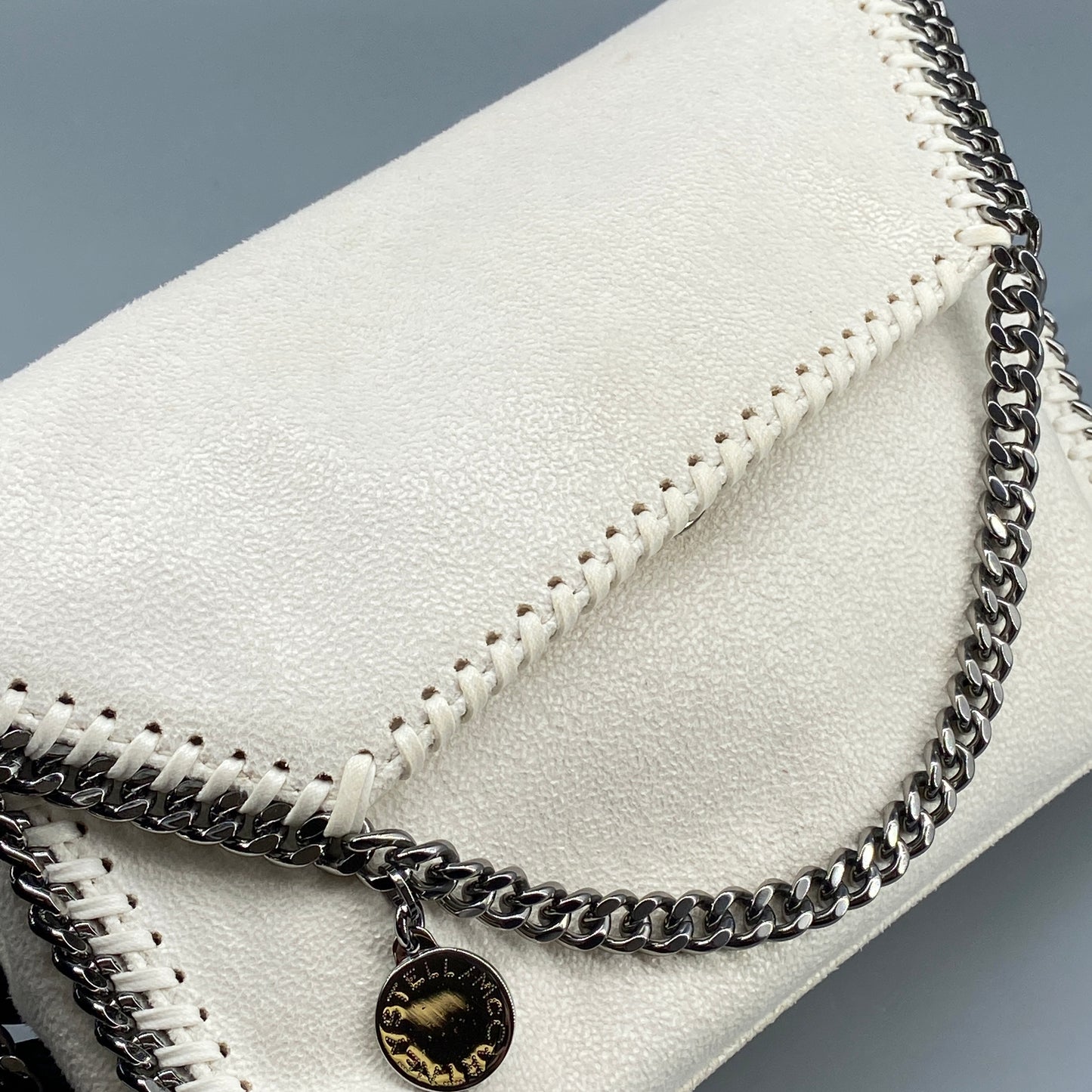Stella McCartney Cream Falabella Crossbody Bag