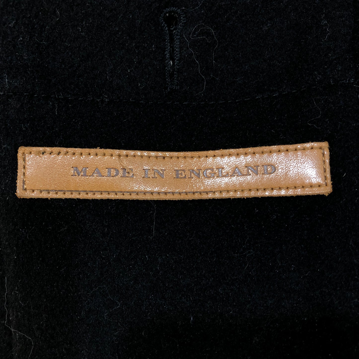 Burberry Black Wool Duffle Coat Size XL