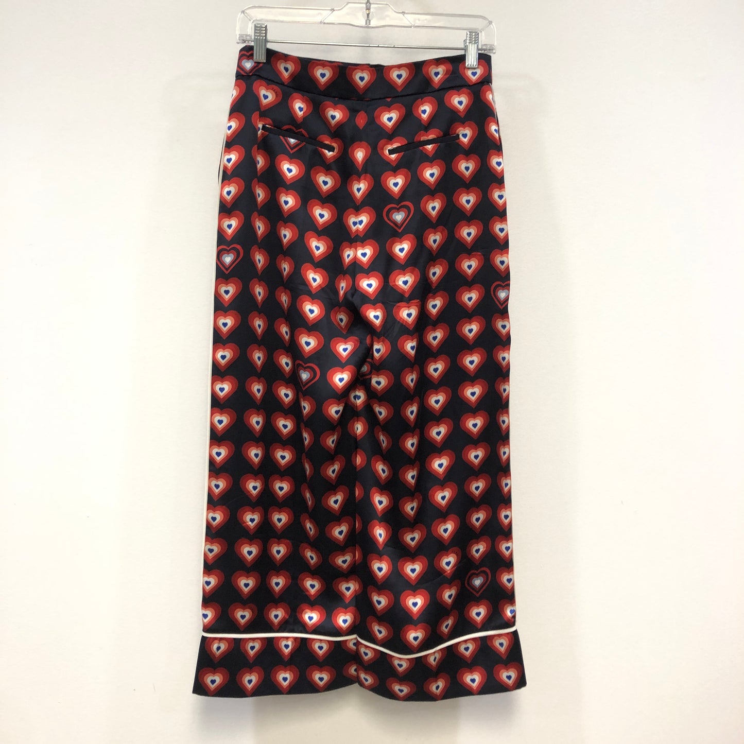 Fendi Heart Print Midi Pencil Pants Size 36