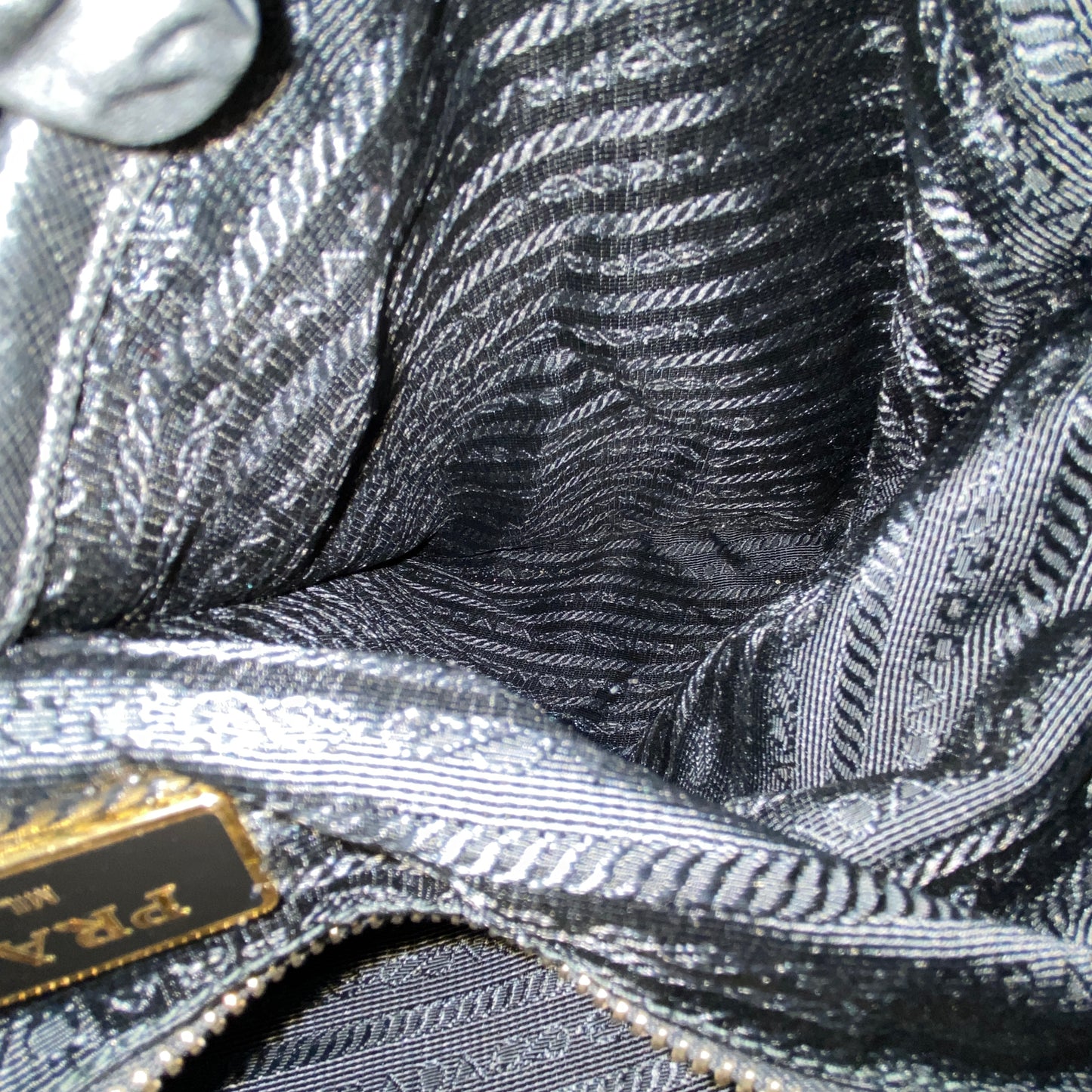 Prada Black Nylon Large Travel Tote Handbag