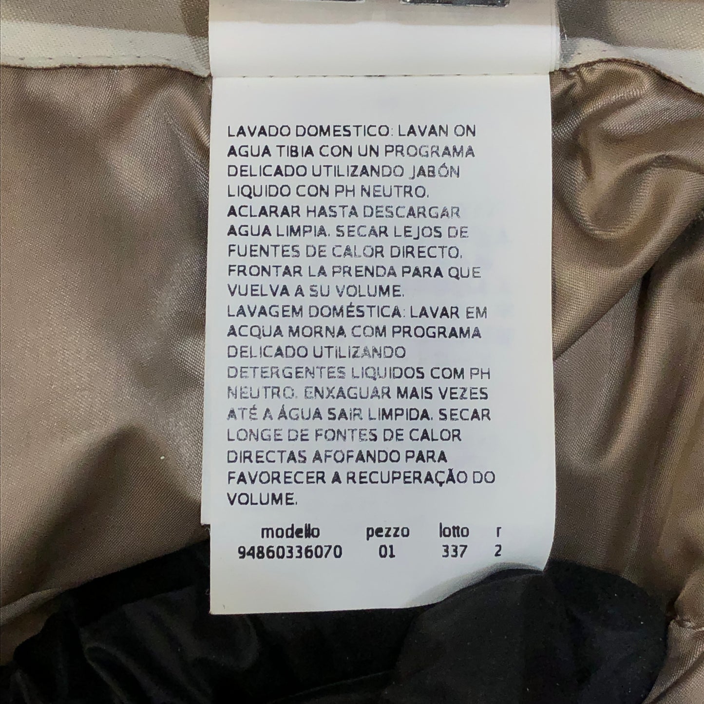 ‘S Max Mara Beige Lightweight Hooded Belted Down Mid-Length Coat Size 2