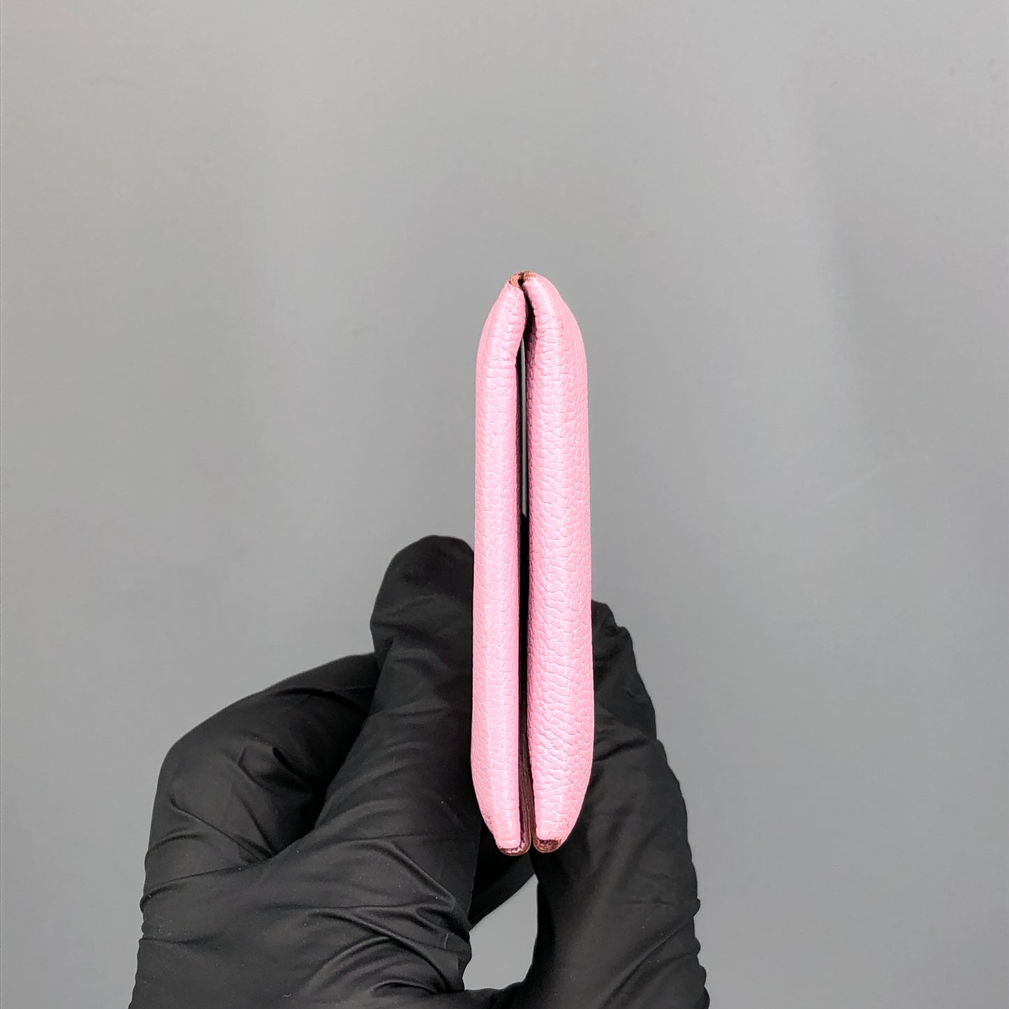 Hermes 2022 Calvi Card Holder Pink