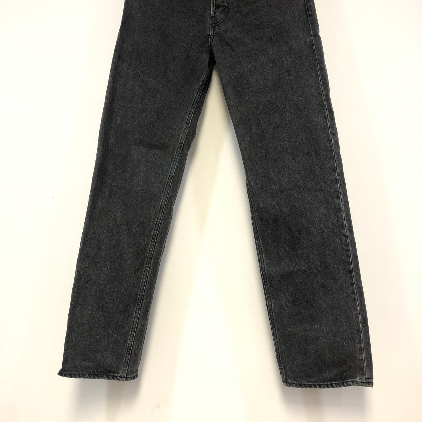 Celine Dark Grey Straight Leg Denim Jeans Size 26