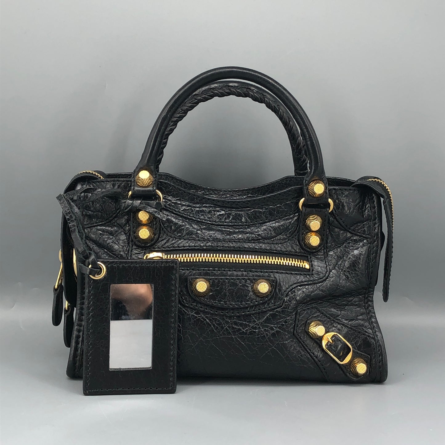 Balenciaga Black  Mini City Handbag Shoulder Bag