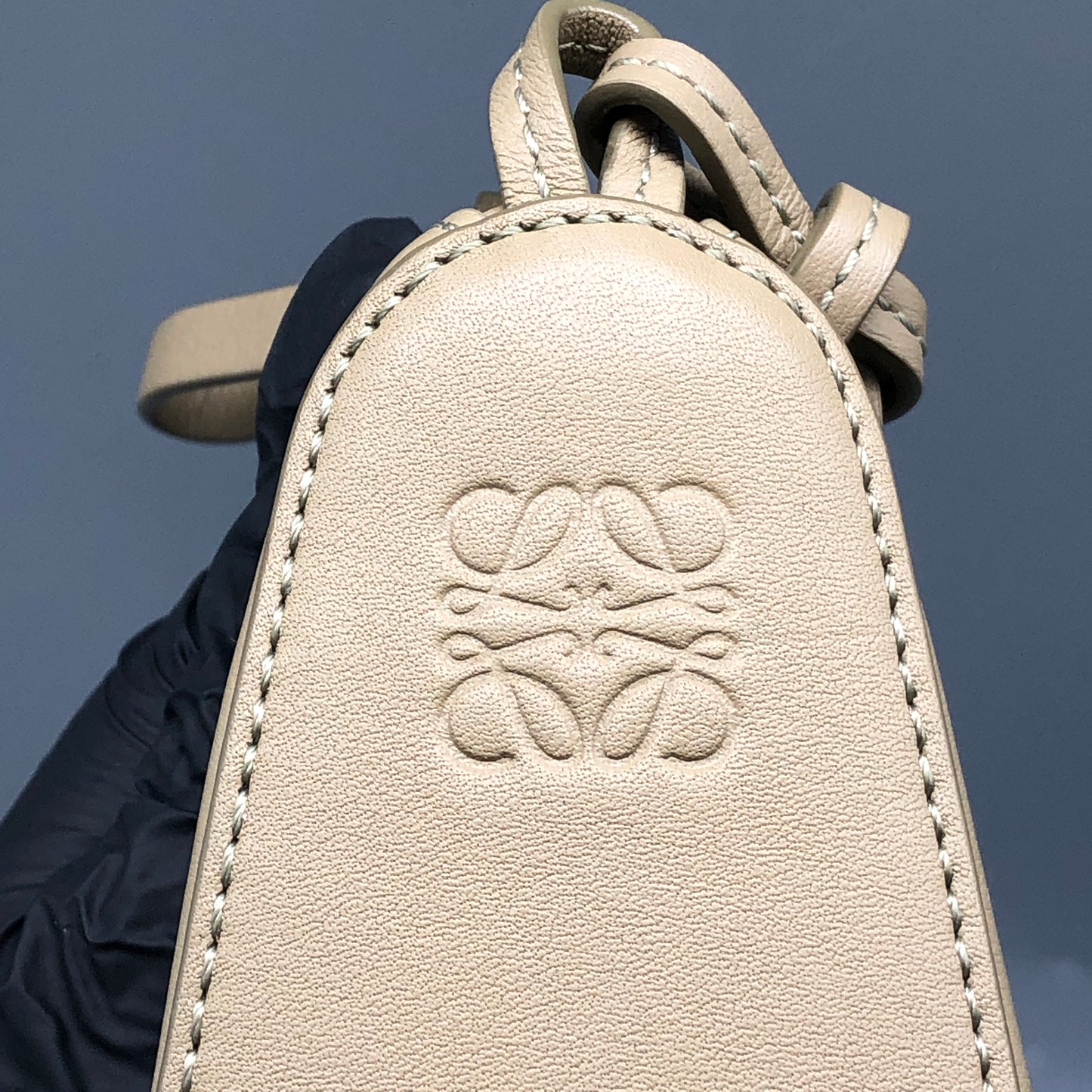LOEWE Cubi Olive Beige Crossbody Bag