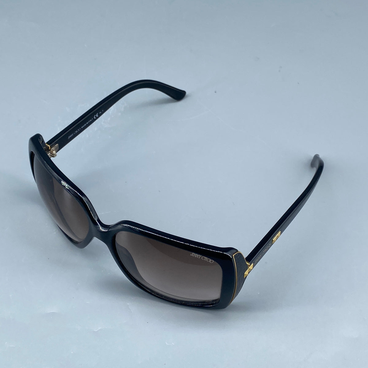 Jimmy Choo Black Square Sunglasses