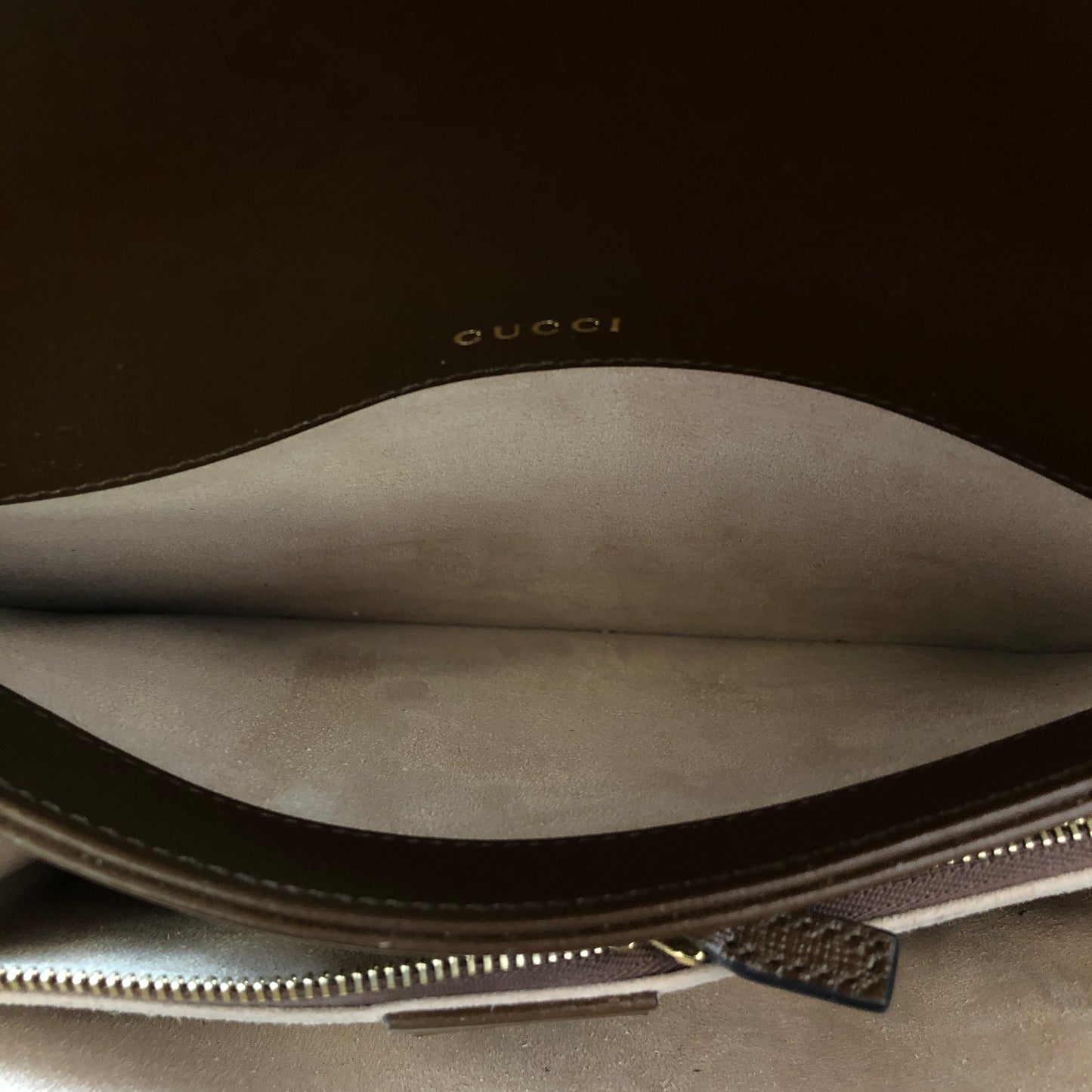 Gucci 1955 Horsebit GG Canvas Crossbody Bag Beige Caramel