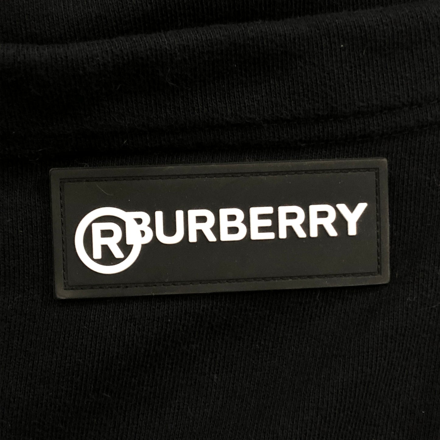 Burberry Vintage Check Side Stripe Black Cotton Jogger Pants Size XXS