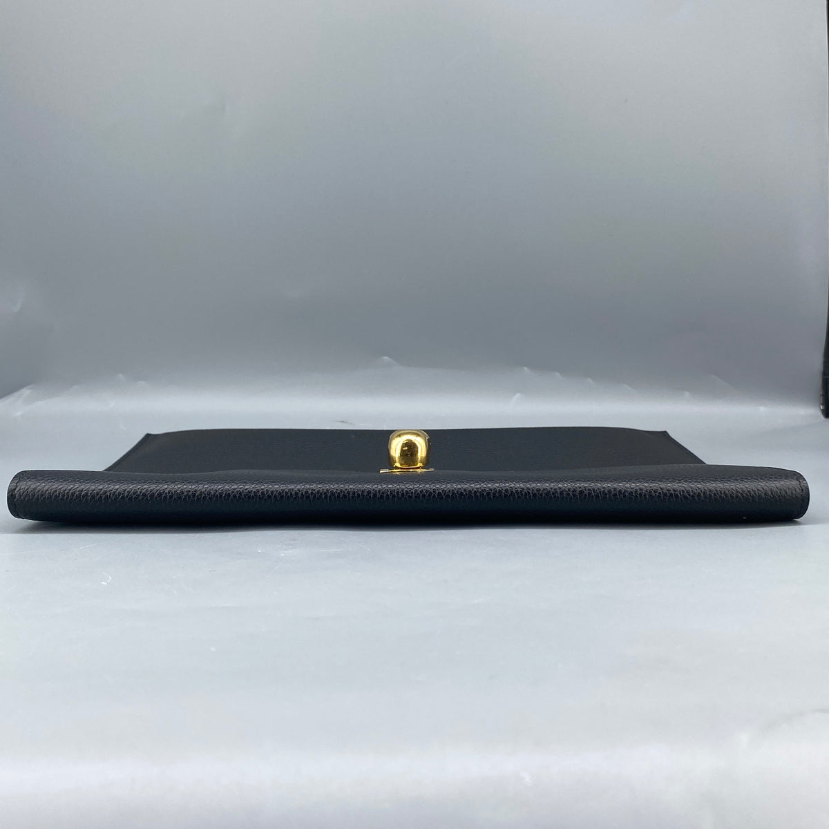 Alexander McQueen Black Leather Clutch Bag