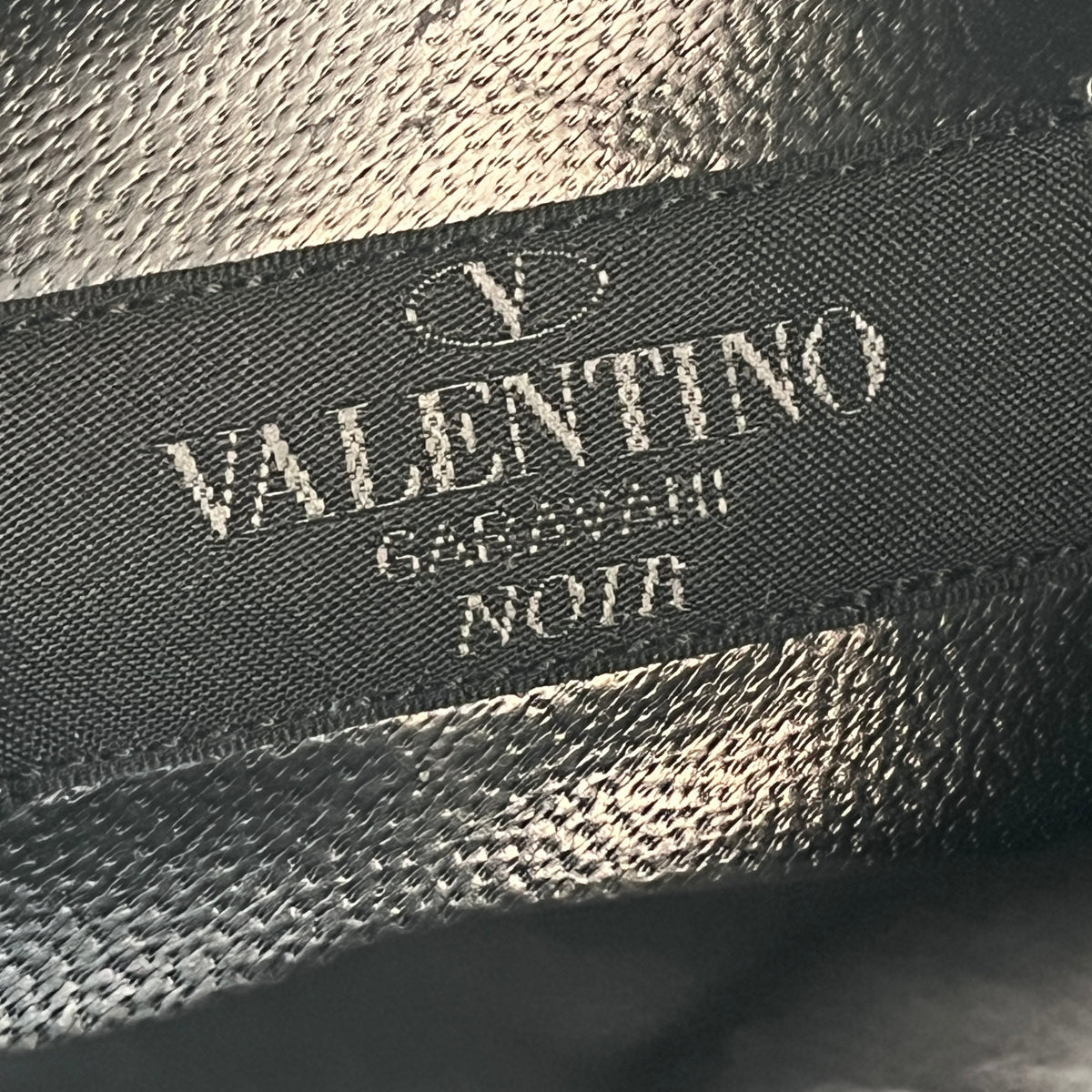 Valentino Black Leather Rockstud Ankle Boots size 37.5