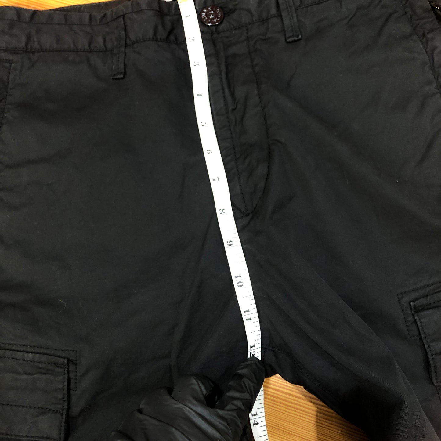 Stone Island Cargo Pants Size W28 Black