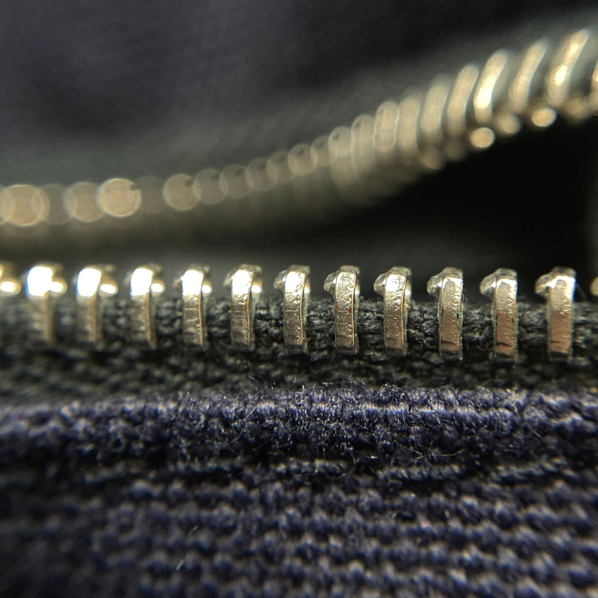 Hermes Fourre Besace Tote Bag Navy Canvas