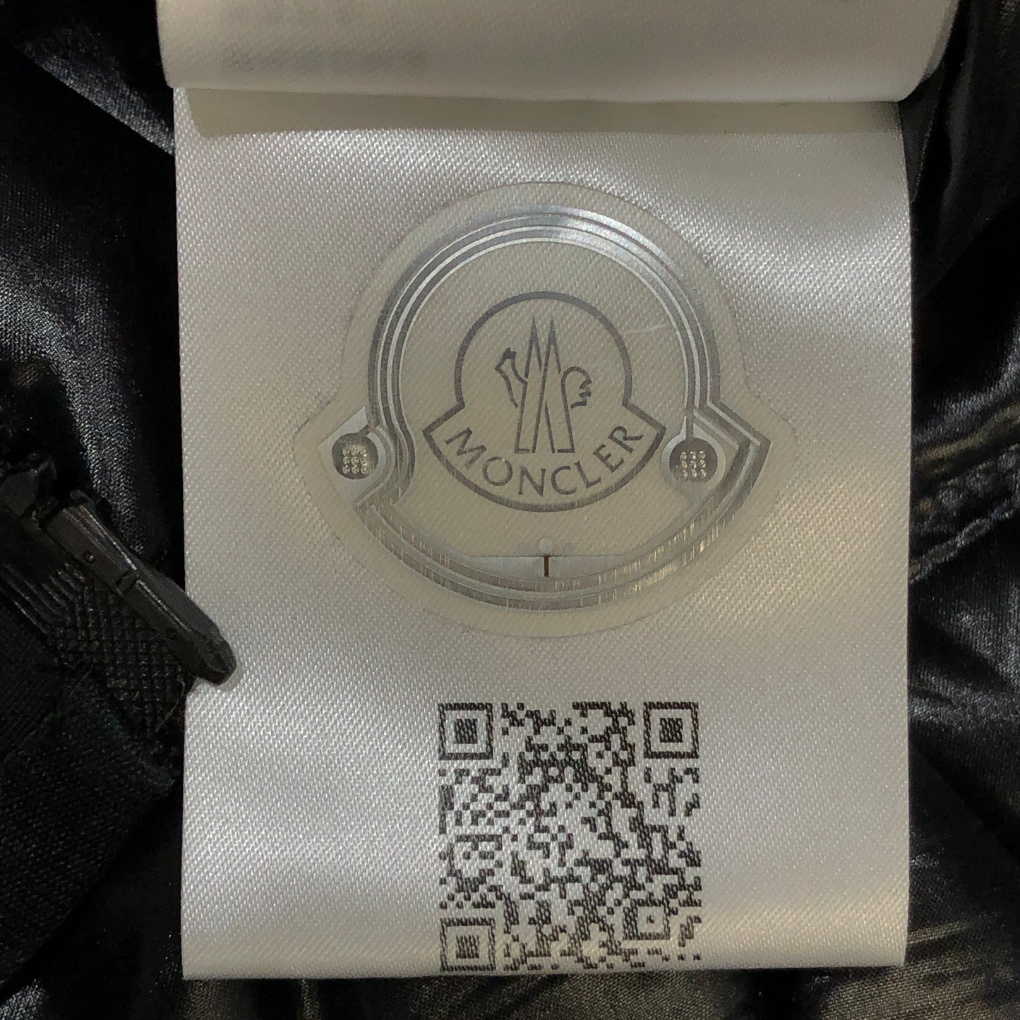 Moncler Black Hooded Jacket Size 7