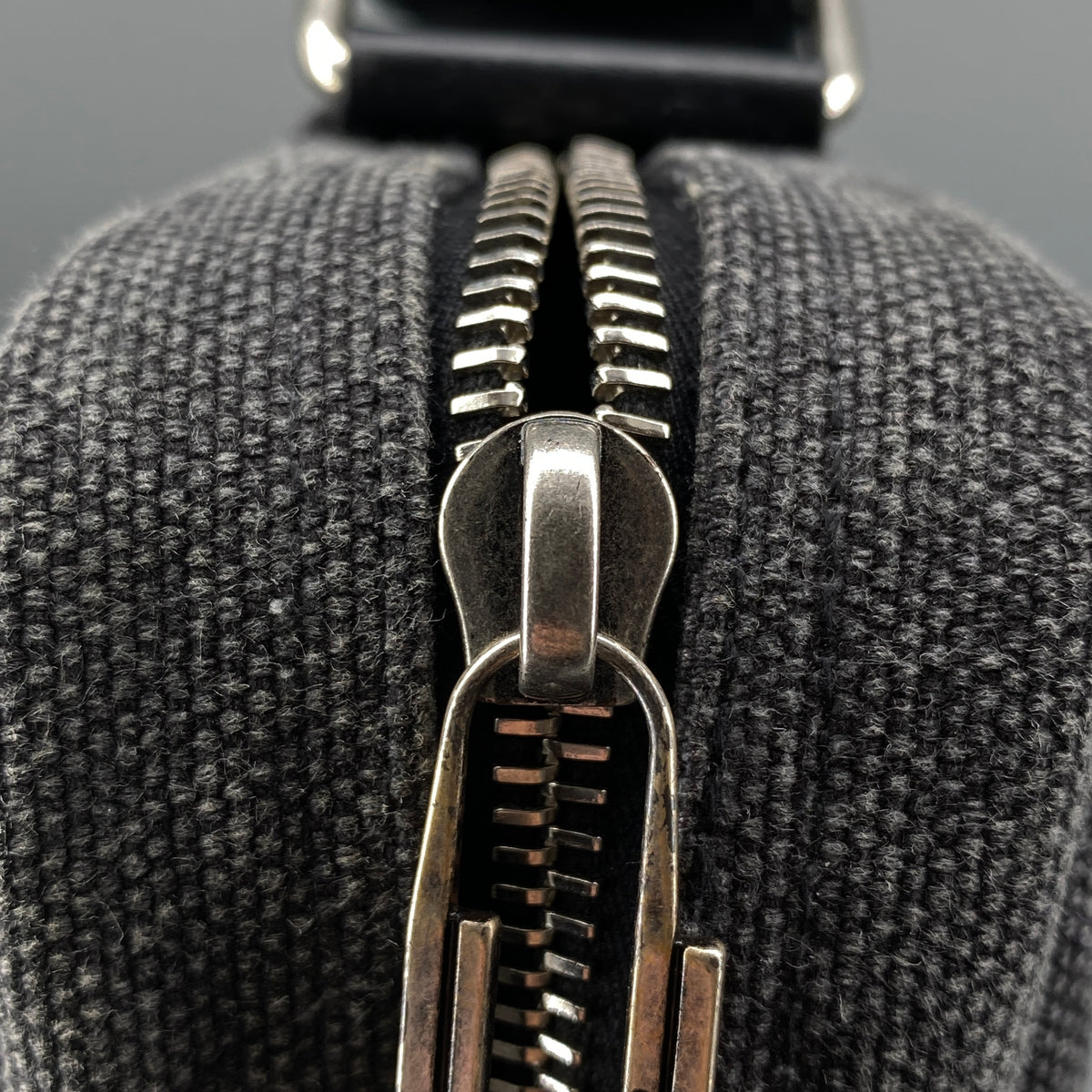 Off-White Grey Canvas Crossbody Camera Bag