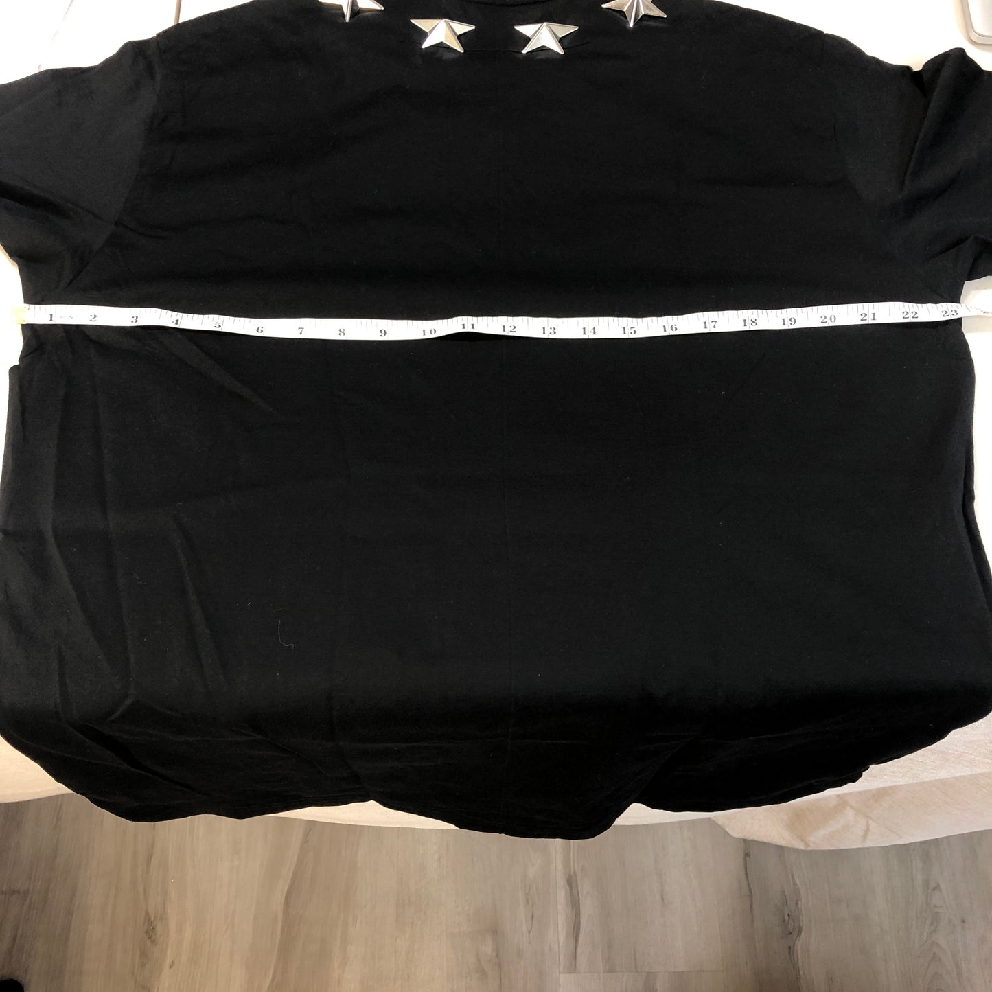 Givenchy Black Rottweiler & Star Print T-Shirt Size XXS