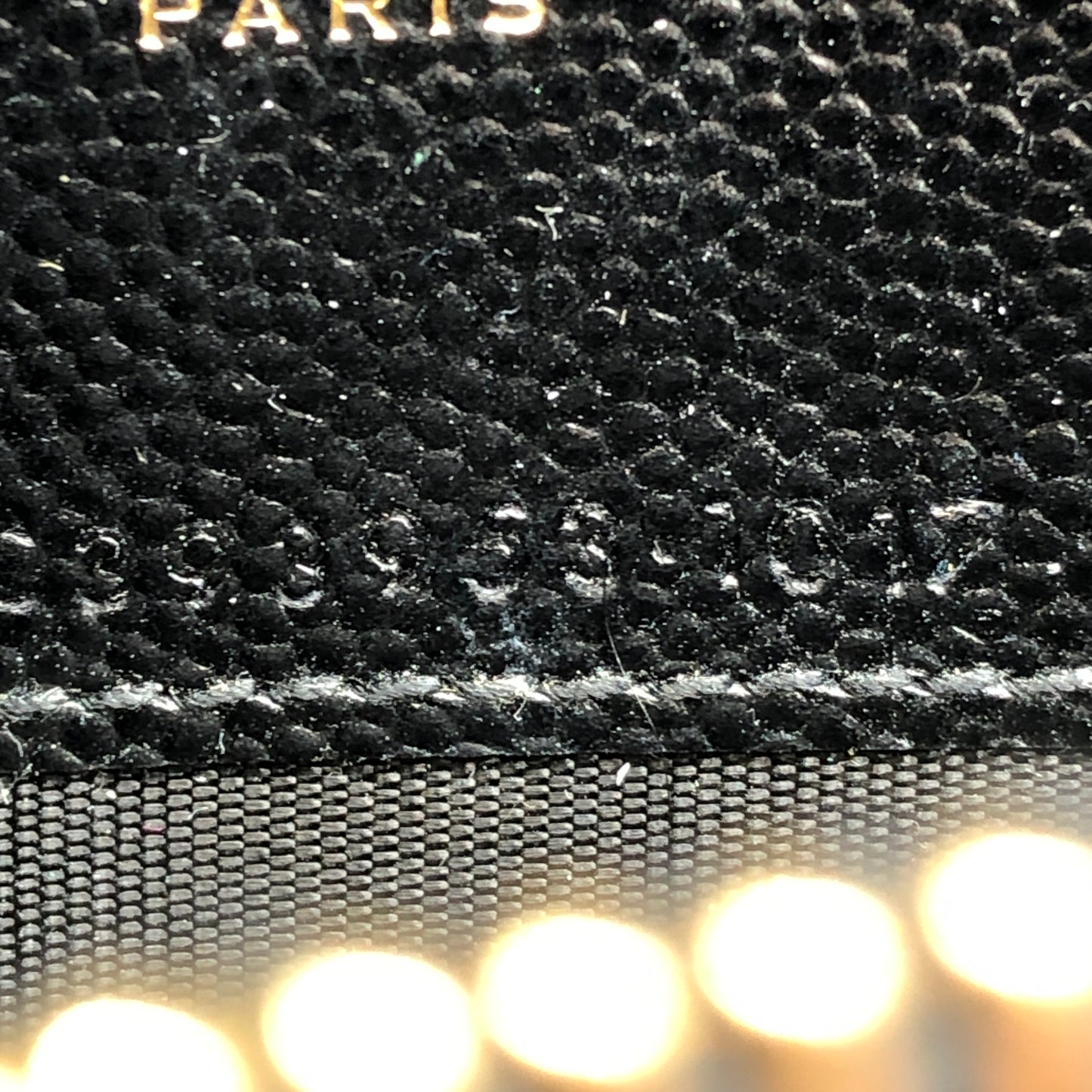 Saint Laurent Envelope Chevron Grain Leather Chain Shoulder Bag Black