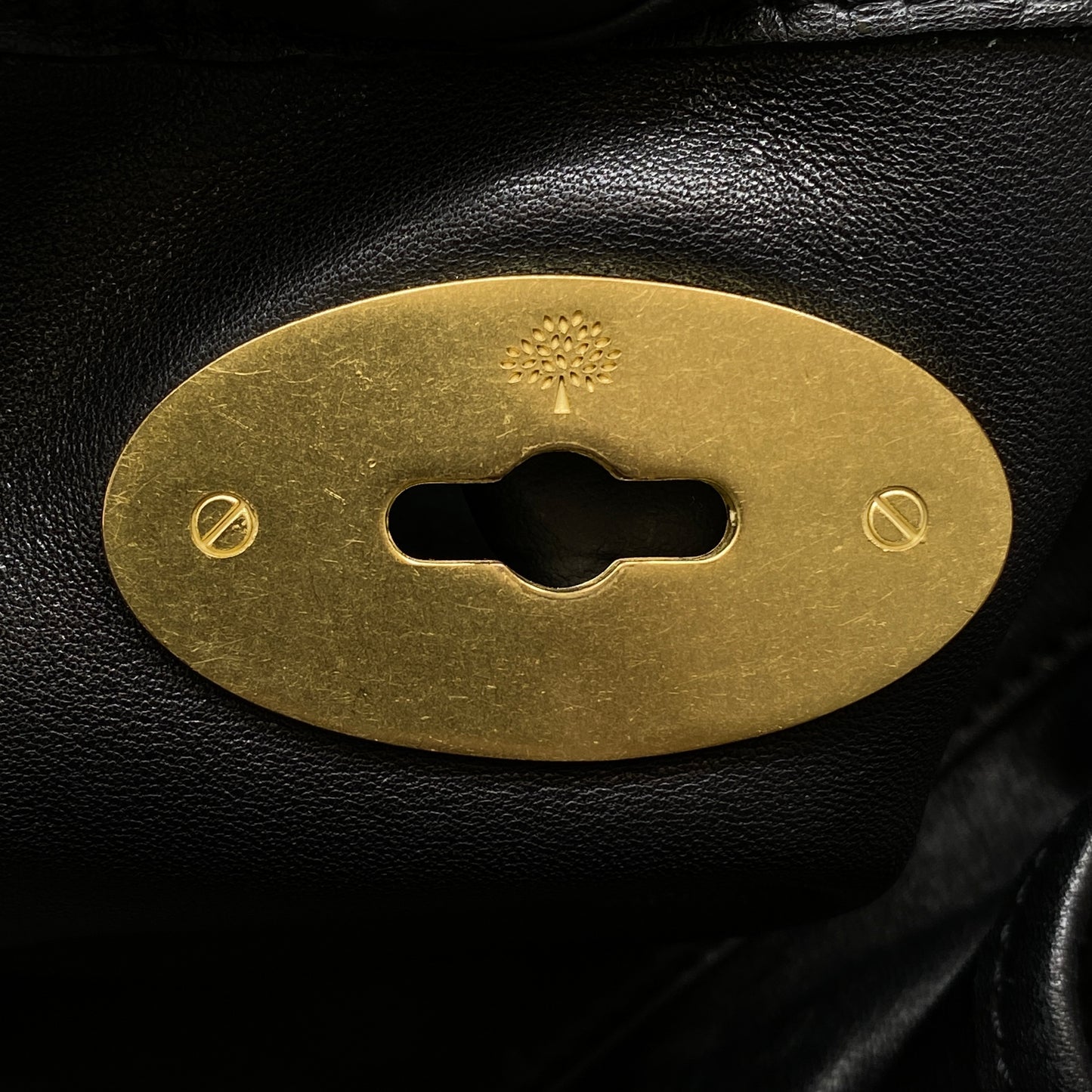 Mulberry Black Leather Tote Shoulder Bag