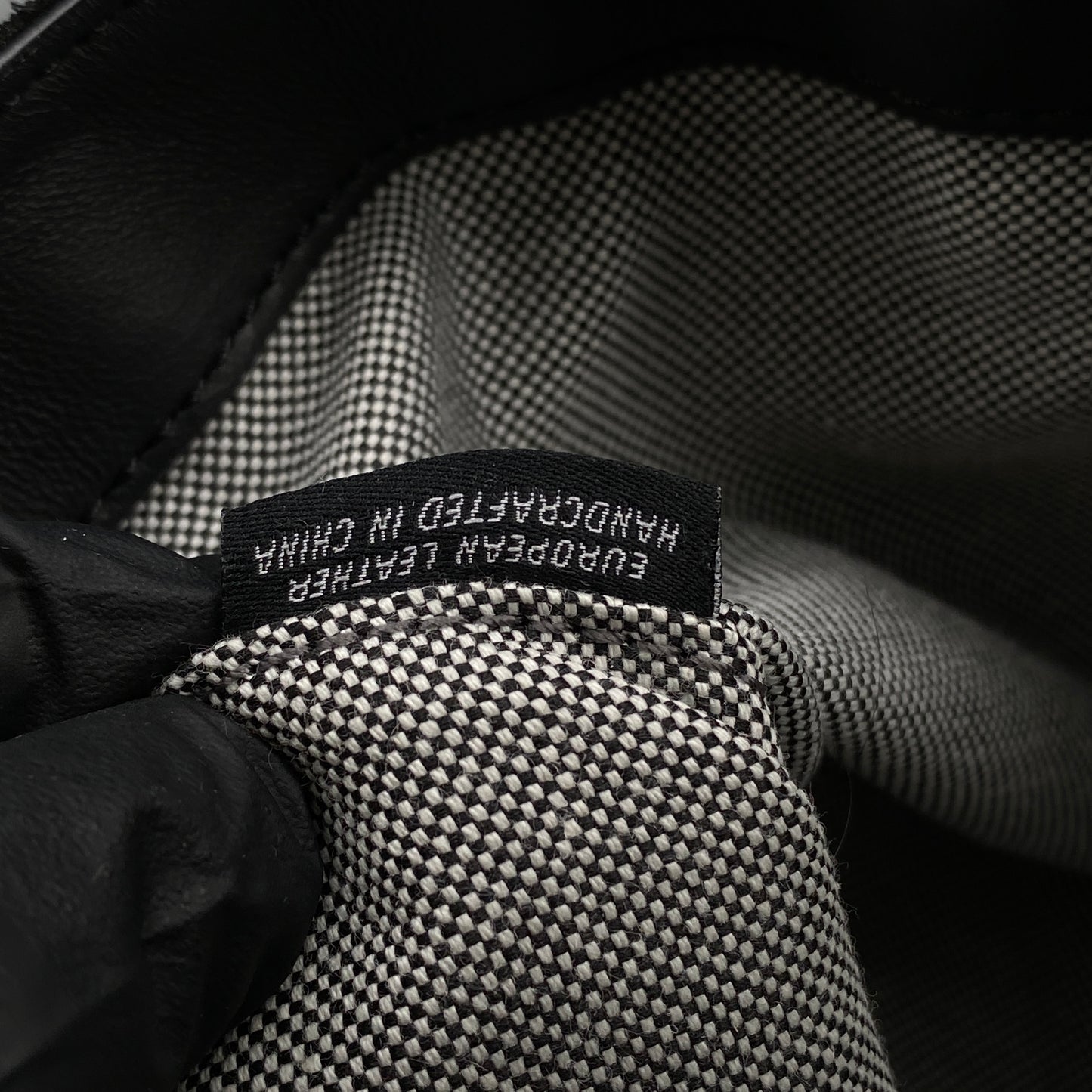 Alexander Wang Black Grid Mini Bucket Bag