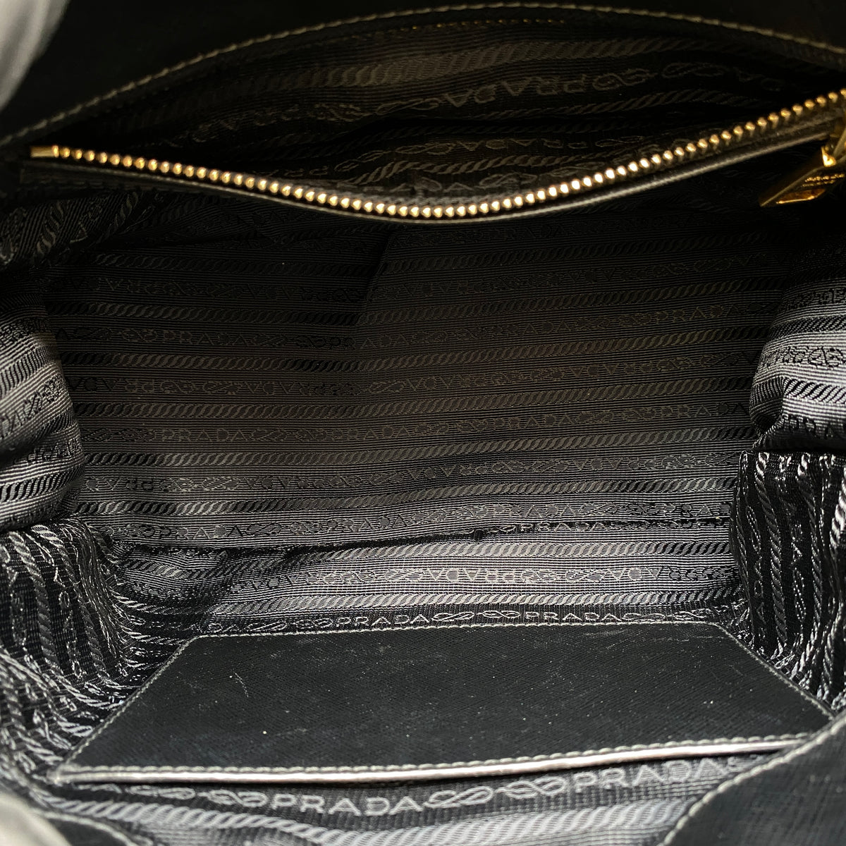 Prada Galleria Large  Bag Black Saffiano Leather